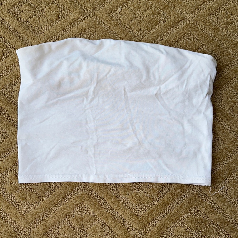 White tube top, size medium